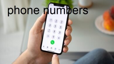 phone numbers